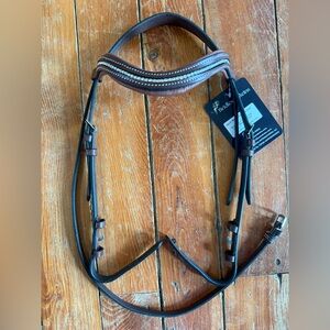 Pony sized headstall with bling browband